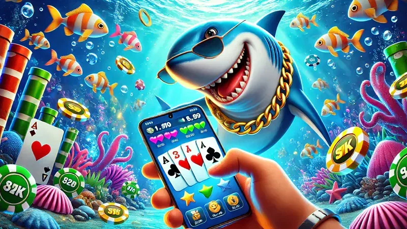 Kendali meriam dalam permainan tembak ikan mobile