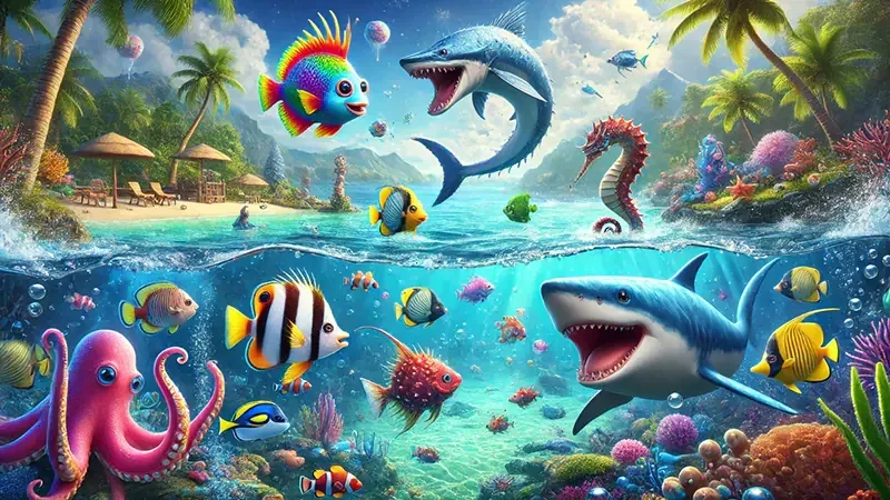 Adegan permainan tembak ikan untuk eksplorasi kategori 66KBET